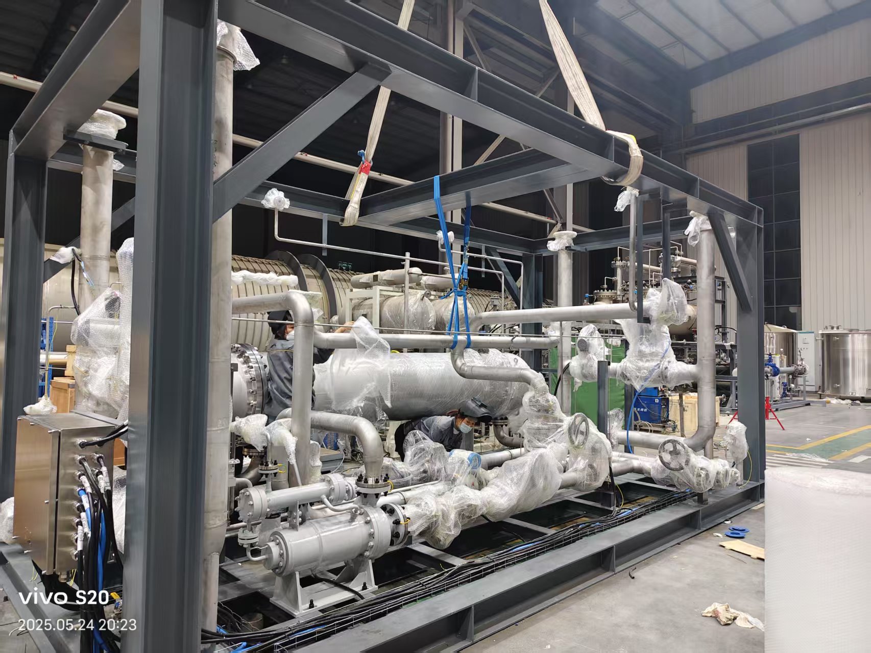 笃舜发往吉林海德1000分离设备发货现场